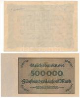 Német Birodalom / Weimari Köztársaság 1923. 500.000M + 1.000.000M T:F
German Empire / Weimar Republ...