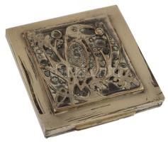 Iparművész pudrié, 7x7 cm