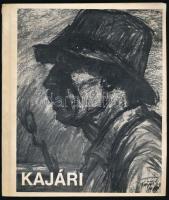 Kajári Gyula kiállítása. A katalógust össezáll.: Bükkhely Gáborné. A művész, Kajári Gyula (1926-1995) grafikus által aláírt példány. Bp.-Hódmezővásárhely, 1970, Magyar Nemzeti Galéria - Tornyai János Múzeum. Fekete-fehér reprodukciókkal illusztrálva. Kiadói papírkötés, kissé sérült borítóval.