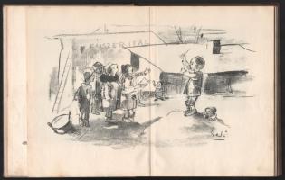 Újságrajzoló művészek könyve. Szerk: Pérely Imre. A szerkesztő, Pérely Imre (1898-1944) festő- és gr...