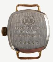 Glashütte 17 köves női karóra, mechanikus, nem működik, kopással, 15x15 mm