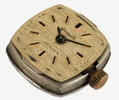 Glashütte 17 köves női karóra, mechanikus, nem működik, kopással, 15x15 mm