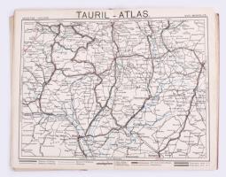 Tauril-atlasz. Az Osztrák-Magyar Monarchia automobil-térképe. Mérték: 1:600,000. 1. kötet [Unicus, t...
