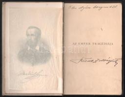 Madách Imre: Az ember tragédiája. A költő arcképével és Zichy Mihály öt rézfénynyomatú képével. Bp.,...