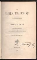 Madách Imre: Az ember tragédiája. A költő arcképével és Zichy Mihály öt rézfénynyomatú képével. Bp.,...