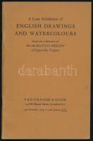 A Loan Exhibition of English Drawings and Watercolours from the collection of Mr and Mrs Paul Mellon of Upperville, Virgina. (Kiállítási katalógus.) London, 1965, P. &amp; D. Colnaghi &amp; Co. Ltd. Fekete-fehér reprodukciókkal illusztrálva. Angol nyelven. Kiadói tűzött papírkötés.