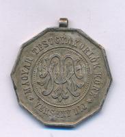 1910 k. "Magyar Testgyakorlók Köre (MTK) - Verseny díj / Bátorság, buzgalom, barátság" jelzett Ag emlékérem (11,23g/0.800/30mm) T:XF, patina