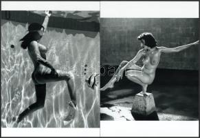 cca 1951 André de Dienes (korábban Ikafalvi-Dienes Andor György) (1913-1985) magyar - amerikai fotóriporter és fotóművész felvételei, 2 db modern nagyítás jelzés nélkül, 21x15 cm