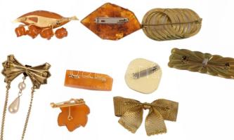 Vegyes bizsuk és borostyán ákszerek