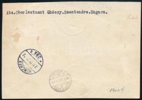 1933 Zeppelin chicagói körrepülés Repülő 1P és 5P + Arcképek 6f bérmentesítéssel. A Chicago repülés ...