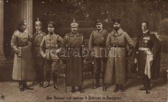 Wilhelm II with his sons (EK)