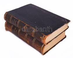 Kiepert, Ludwig: Grundriss der Differential- und Integral-Rechnung. I-II. Teil. [2 kötet.] Hannover, 1901-1908, Helwingsche Verlagsbuchhandlung, XVII+(1)+750+(2) p.; XXIII+(1)+678 p. Német nyelven. Aranyozott gerincű félbőr-kötésben, kissé viseltes, kopottas borítóval, kissé sérült gerinccel, régi intézményi bélyegzővel.