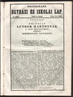 1846 Protestáns Egyházi és Iskolai Lap V. évfolyamának egybekötött számai (1. és 25. közötti számok;...