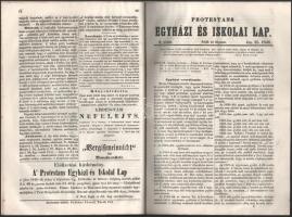 1846 Protestáns Egyházi és Iskolai Lap V. évfolyamának egybekötött számai (1. és 25. közötti számok;...