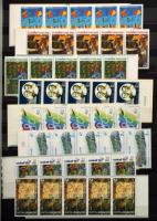 Thaiföld kis gyűjtemény szép motívumokkal, benne 38 db bélyegfüzet, 7 db 2 oldalas A/4 berakó lapon ...