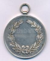 1900-1910 k. "Magyar Bicycle Club Hunnia - Budapest 1891" jelzés nélküli Ag díjérem (19,46...