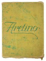 [Erotikus grafika kiadvány] Die wollustigen Sonette des göttlichen Aretino 16 original radierungen von D'arcade. Wien, 1922. Szerzői. 17t rézkarcok. Számozott 2. sorszámú TÁblák 22x28 cm Kiadói egészvászon kötésben