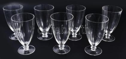 Mazzetti dísz italos üveg, belül hajó formával, hibátlan, m: 18,5 cm