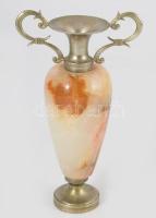 Ónix testű kisváza, m: 15 cm