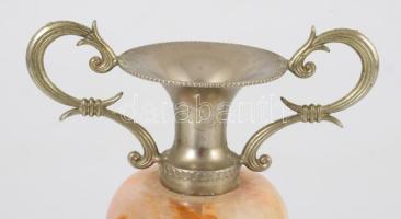 Ónix testű kisváza, m: 15 cm