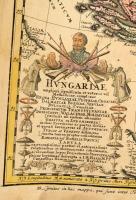 [A Magyar királyság, Erdély és a környező területek térképe] Homann, Johann Babtist - Johann Matthia...