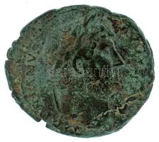 Római Birodalom 125-128 / Hadrianus / Róma / As bronz (9,34g) T:VF Roman Empire 125-128 / Hadrian / Rome / As bronze "[HADRI]ANVS AVGVS[TVS] / SALVS AVGVS[TI] - S-C - [COS III]" Salus standing left, holding patera, feeding serpent arising from altar (9,34g) C:VF RIC II 678