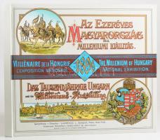 Az ezeréves Magyarország és a milléniumi kiállítás. Magyarország legszebb tájainak, városainak és műkincseinek valamint a kiállítás nevezetességeinek fényképgyűjteménye. [Bp., 1990], Téka. Reprint kiadás. Kiadói kartonált papírkötés. Megjelent 8000 példányban.