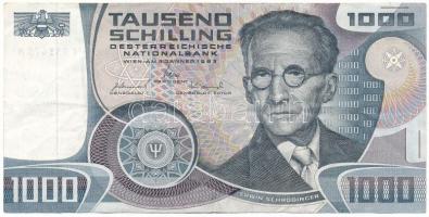 Ausztria 1983. 1000Sch "C 935475 M" T:F Austria 1983. 1000 Schilling "C 935475 M" C:F Krause P#152