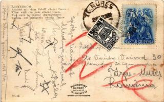 1938 Esztergom, SZENT IMRE oldalkerekes gőzhajó (korábban IV. KÁROLY) / SZENT IMRE sidewheeler steam...