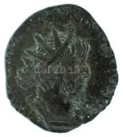 Római Birodalom 268-270 / Victorinus / Róma / Antoninianus billon (1,94g) T:XF Roman Empire 268-270 / Victorinus / Rome / Antoninianus billon "IMP C VICTORINVS PF AVG / SALVS AVG" Salus standing right, feeding serpent in arms (1,94g) C:XF RIC V 67