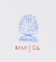 Herendi Cubash mintás dísztányér. Kézzel festett, jelzett, hibátlan d 26 cm