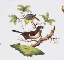 Herendi Rotschild mintás dísztányér. Kézzel festett, jelzett, hibátlan d 26 cm