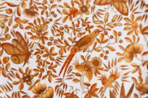 Herendi Zova mintás dísztányér. Kézzel festett, jelzett, hibátlan d 28 cm