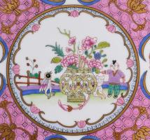 Herendi Empereur mintás dísztányér. Kézzel festett, jelzett, hibátlan d 28 cm