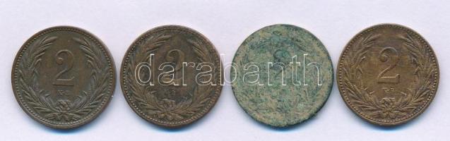 1893KB-1914KB (4xklf) 2f bronz T:XF-F egyik erősen patinás
Adamo K2