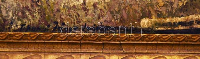 Tihanyi János Lajos (1892-1957): Vízparti élet. Olaj, karton, jelzett. Dekoratív, sérült fakeretben....