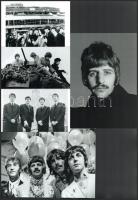 cca 1968 előtti felvételek a Beatles együttesről, 5 db modern nagyítás, jelzés nélkül, a néhai Lapkiadó Vállalat központi fotólaborjának archívumából, 15x21 cm és 10x15 cm