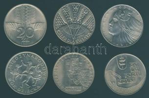 Lengyelország/Poland 1970-79. 10Zl (3x) + 20Zl (3x) mind klf motívummal közte FAO T:1/2 / different topics