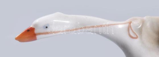 Herendi Ludas Matyi, jelzett, hibátlan, 9x8 cm