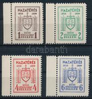 1939 Soproni tábori küldöncjárat II. kiadás ívszéli sorozat (**85.000) / Sopron courier post stamp II. issue complete margin set