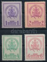 1938 Soproni tábori küldöncjárat I. kiadás sorozat (69.000) / Sopron courier post stamp I. issue complete set