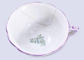 Herendi Eton mintás kávés készlet 10 darabja, közte 1 alátét és egy csésze sérült, rózsán lepattanás...