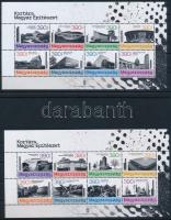 2025 Kortárs építészet 2 kisív / Contemporary architecture 2 different minisheets