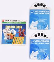 Sztereó diakorongok képnézegetőhöz/vetítőhöz, közte Walt Disney's Donald Duck (Donald kacsa), 3 csomagban összesen 7 db