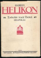 Erdélyi Helikon. Zsögödi Nagy Imre grafikái. Szerk.: Dr. Gróh Gáspár. Bp., 1986, Múzsák, 8 p.+ 20 t. (Áprily Lajos, Bánffy Miklós, Dsida Jenő, Kós Károly, Nyírő József, Tamási Áron és mások portréi). Kissé viseltes kiadói papírmappában, 24x16,5 cm.