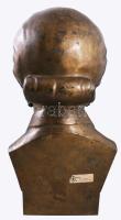 Vastagh László (1902-1972): Édesanyám. Bronz, 1935, patinával, jelzett, m: 34,5 cm /// László Vastag...