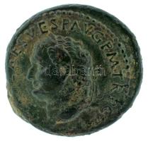 Római Birodalom 71 / Vespasianus / Róma / Dupondius bronz (11,01g) T:XF / Roman Empire 71 / Vespasian / Rome / Dupondius bronze "IMP CAES VESPASIAN AVG COS III / PAX AVGVSTA - S-C" Pax standing left, holding branch and raising hem of robe (11,01g) C:XF RIC II 273