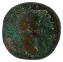 Római Birodalom 162 / Antoninus Pius (posztumusz, Marcus Aurelius alatt) / Róma / Sestertius bronz (26,80g) T:F / Roman Empire 162 / Antoninus Pius (posthoumus, under Marcus Aurelius) / Rome / Sestertius bronze "DIVVS ANTONINVS / CONSECRATIO" four-tiered funeral pyre surmounted by a quadriga (26,80g) C:F RIC III 1266