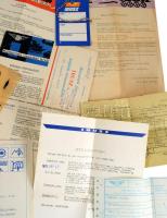 Vegyes IBUSZ nyomtatványok: könyvjelző, utazási programok, jegyek, stb