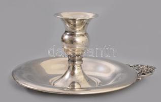 Ezüst (Ag) gyertyatartó, jelzett, nettó 90g